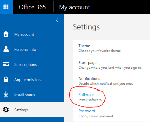 install office 365 software