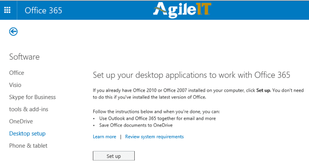 Step-By-Step Guide to Manual Office 365 Setup for Workstations - Agile IT