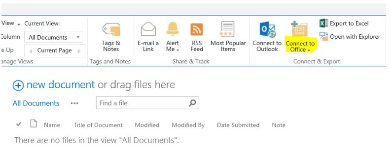 Connect Office 365 to SharePoint copy